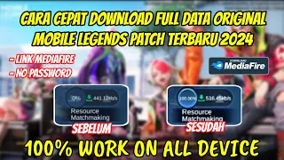 CARA CEPAT DOWNLOAD DATA FULL ORIGINAL MOBILE LEGEND TERBARU 2024 | DATA ML ORIGINAL TERBARU 2024