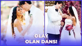 EBRU ŞAHİN VE CEDİ OSMAN'IN AŞK DOLU DÜĞÜN DANSI 💖 | 100'de 100 Magazin