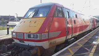 LNER 225 leaves Grantham (11/5/21)