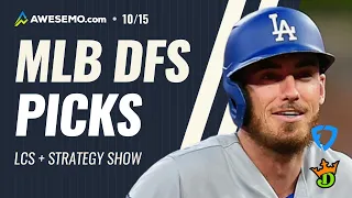 MLB DFS PICKS: LCS STRATEGY SHOW THURSDAY 10/15 DRAFTKINGS + FANDUEL