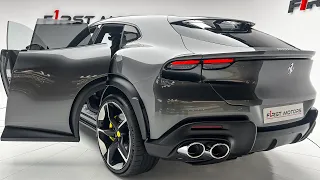 NEW 2024 Ferrari Purosangue! + SOUND! 715 HP SUV! Interior Exterior Walkaround in 4k