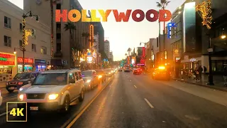 NEW! Hollywood Boulevard - Sunset Strip Drive - Driving Tour Los Angeles 🎥⭐ [4K]