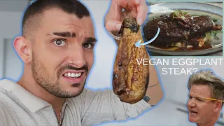 I Tried Following a Gordon Ramsay Cooking Tutorial // Viral Vegan Steak?