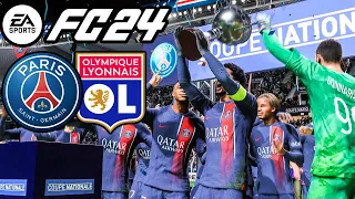 EA FC 24 PSG vs Olympique Lyonnais | Coupe de France | Difficulté Ultime