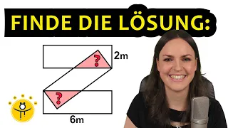 Mathe RÄTSEL Geometrie – Wie groß ist die Fläche?