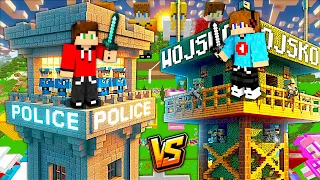 POLICJA vs WOJSKO na SmileLandia w Minecraft! | WIEŻA vs WIEŻA | Sebek