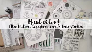 Ellen hutson, Honey bee stamps, and tonic studios haul