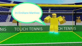 Touch football but im goalkeeper 😎 #touchfootball #football #roblox