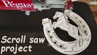 How to make Scroll saw project - Horseshoe