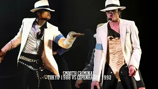 Michael Jackson | Smooth Criminal Comparison Tokyo 1988 VS Copenhagen 1992