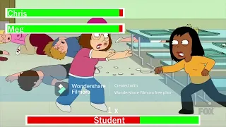 Chris And Meg VS Student With Healthbars