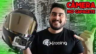 COMO INSTALAR CÂMERA NO CAPACETE (fácil e seguro)