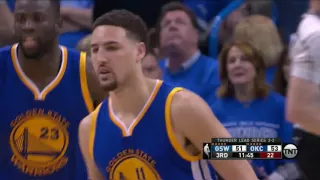 Klay Thompson All 11 3-pointers new NBA Playoff record | Thunder vs Warriors WCF Game 6 | 29.5.16