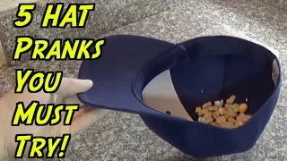 5 Hat Pranks You Can Do On Friends - HOW TO PRANK (Evil Booby Traps) | Nextraker