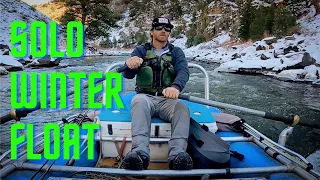 Solo WINTER Float (fly fishing for trout)