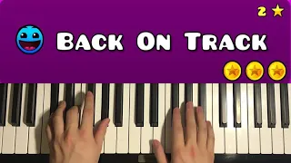 Geometry Dash - Level 2 - Back On Track (Piano Tutorial Lesson)