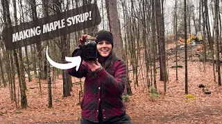 Making Maple Syrup At The Off Grid Cabin