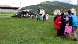 Evakuacija najugroženijeg stanovništva u Zenicu