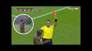 Cameroon vs brazil goal & lauphing red card#shorts