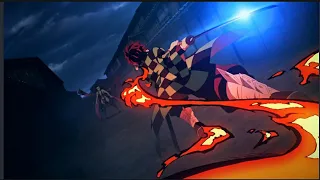 Tanjiro Use Multiple Hinokami Kagura Strike