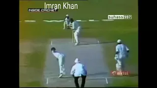 Master of Swing Bowling - Manoj Prabhakar  Brian Lara Imran Khan Sharjah clean bowled