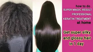 Japanese Secret ‘Most Powerful Natural Keratin ||😲OMG Straighten Frizzy Hair From the First Use