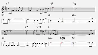 Dio come ti amo Domenico Modugno Tenor Sax Saxophone Sheet Music play Along