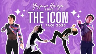 Yuzuru Hanyu being THE ICON of faoi 2023 (羽生結弦)