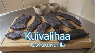 Kuivalihan valmistus kasviskuivurilla