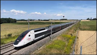 TGV compilation 2023 en France.