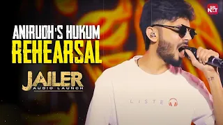 Anirudh's Hukum Performance Rehearsal | Jailer Audio Launch | Sun NXT