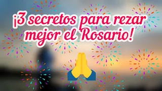 ¡3 secretos para rezar Mejor el Rosario! || Ana CarolinaM🌈