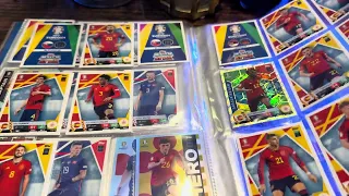 Our Topps Match Attax Euro 2024 binder update. Still lots to go #topps #matchattax #soccercards