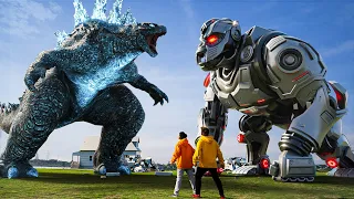 Best REALISTIC King Kong Attack | Mecha Kong Vs Godzilla | Jurassic Park Fan-Made Film | Teddy Chase