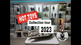 HOT TOYS COLLECTION TOUR 2023! UPDATE! CUSTOM FIGURE 1/6 BY COMPOUNDDEER32!!