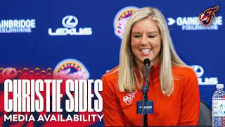 Christie Sides Media Availability | Indiana Fever Media Day