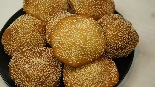 Sesame Hollow Donuts Recipe - Bánh Tiêu - 咸煎饼 - Morgane Recipes