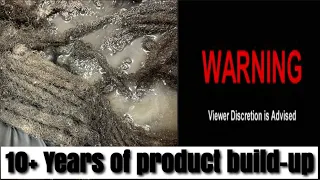 Product Buildup 10+ Years #warning #acvrinse #locs #dreads #retwist #transformation #washday