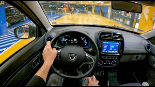 Dacia Spring Night Top Speed | POV Test Drive #849 Joe Black