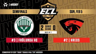 ECL Elite Winter '23 Playoff HIGHLIGHTS | hREDS vs. Frölunda HC - NHL 23 EASHL 6s Gameplay