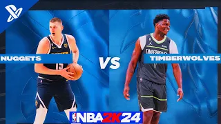 ❗️NBA ❗️DENVER NUGGETS vs MINNESOTA TIMBERWOLVES [NBA 2K24 GAMEPLAY  PS5 4K UHD] #nba2k24