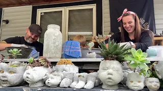 Lansing couple creates unique side hustle with Baby Head Planters