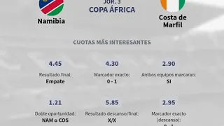 Previa Namibia vs Costa de Marfil - Jornada 3 - Copa África 2019 - Pronósticos y horarios