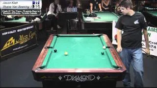 Shane Van Boening vs Jason Klatt at the Clash of the Titans at Shooters