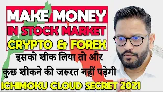 Make Money in Stock Market Crypto Forex using SECRET Ichimoku Cloud Trading Strategies 95% Accuracy