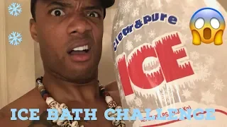 ICE BATH CHALLENGE! I CAN'T BELIEVE HE DID THAT!