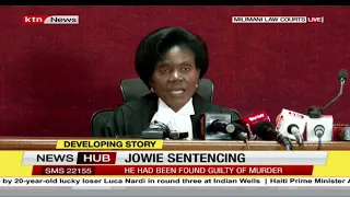 "Jowie" Irungu Sentenced to Death for Murder of Monica Kimani