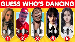 Guess Who Is Dancing? | Wednesday Dance, M3gan, Skibidi Toilet, Skibidi Dom Dom Yes Yes