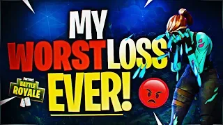 MY WORST LOSS EVER! (Fortnite Battle Royale)