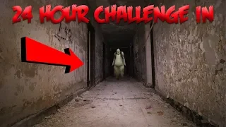 (GONE WRONG) 24 HOUR OVERNIGHT CHALLENGE IN THE MOST HAUNTED ASYLUM IN KINGS PARK!